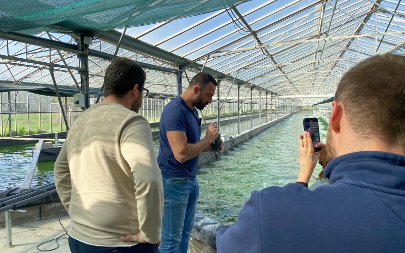 Le métier de spirulinier requiert beaucoup de pédagogie, que ce soit pour expliquer aux clients finaux, aux professionnels ou pour former les cultivateurs.