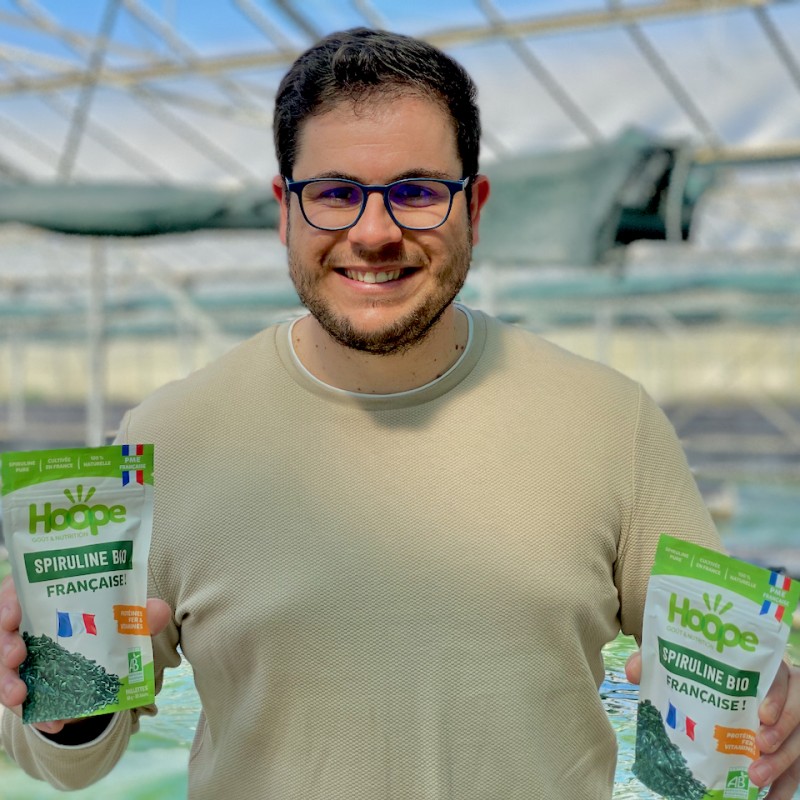 Hoope opte pour notre spiruline par ses sachets