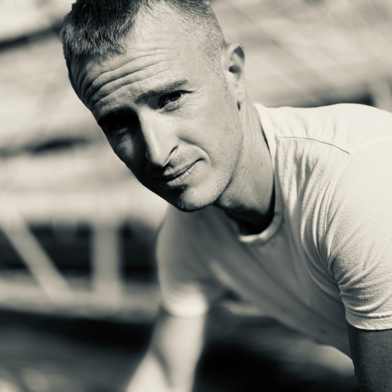 Julien, lors d'une récolte au confines le 31 août 2021