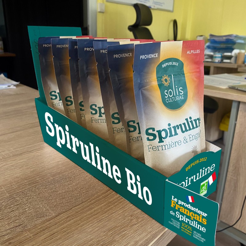 Maquette 3D présentoir 80gr Solis Culturae