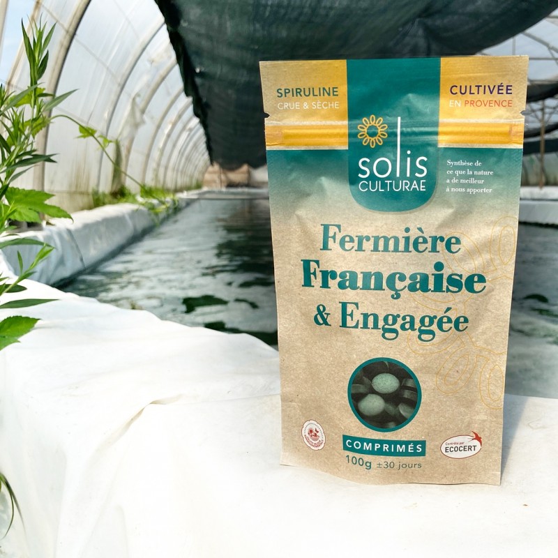 Nouveau packaging, une spiruline fermière française et engagée